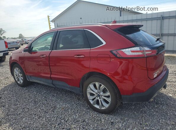 2FMPK4K93LBA11472 2020 FORD EDGE Maroon Tył lewy