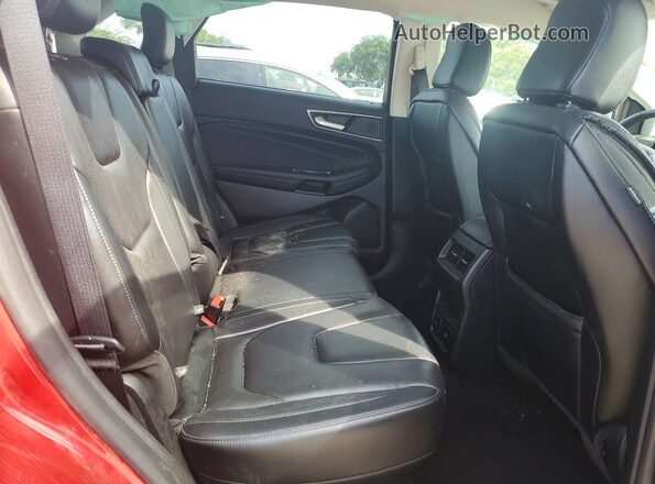 2FMPK4K93LBA11472 2020 FORD EDGE Maroon Widok wnętrza z tyłu