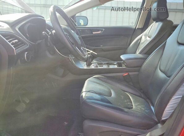 2FMPK4K93LBA11472 2020 FORD EDGE Maroon Widok wnętrza z przodu