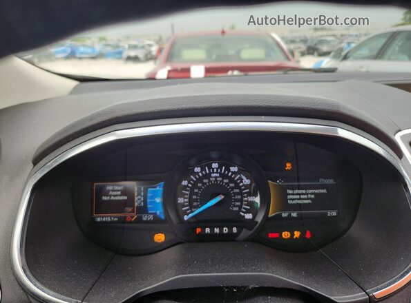 2FMPK4K93LBB24774 2020 FORD EDGE White Widok zestawu wskaźników