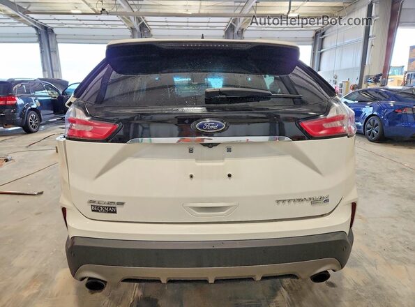 2FMPK4K93LBB24774 2020 FORD EDGE White Widok z tyłu