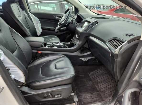 2FMPK4K93LBB24774 2020 FORD EDGE White Widok wnętrza z przodu