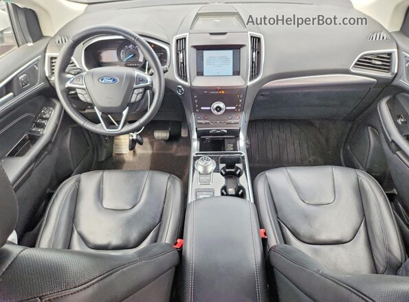 2FMPK4K93LBB24774 2020 FORD EDGE White Widok deski rozdzielczej