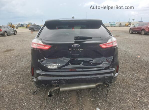 2FMPK4K93NBA29974 2022 FORD EDGE Black Вид ззаду