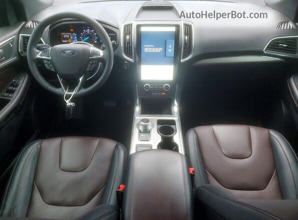 2FMPK4K93NBA29974 2022 FORD EDGE Black Вид панелі приладів