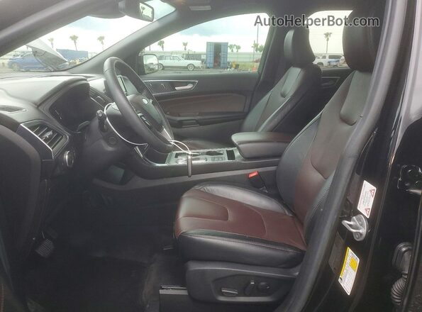 2FMPK4K93NBA29974 2022 FORD EDGE Black Вид салону спереду