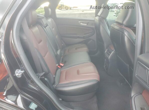 2FMPK4K93NBA29974 2022 FORD EDGE Black Вид задньої частини салону