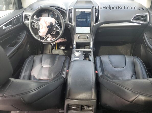 2FMPK4K93NBA45091 2022 FORD EDGE Black Вид панелі приладів