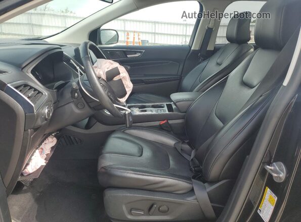 2FMPK4K93NBA45091 2022 FORD EDGE Black Вид салону спереду