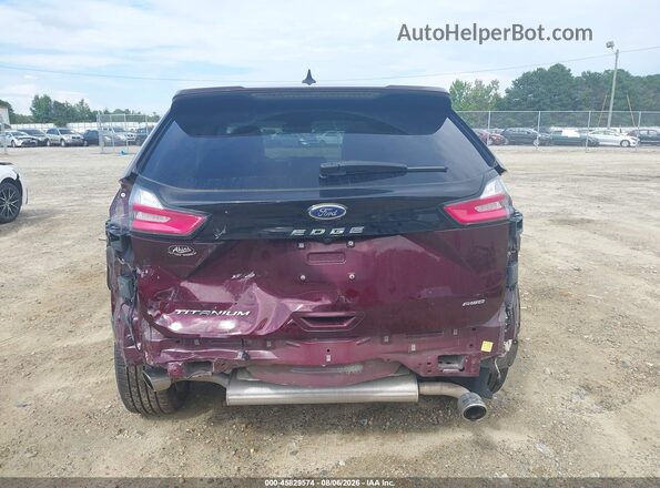 2FMPK4K93NBA67379 2022 FORD EDGE Burgundy 