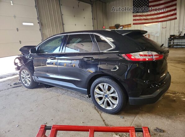 2FMPK4K93NBB04446 2022 FORD EDGE Black უკანა მარცხენა