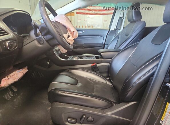 2FMPK4K93NBB04446 2022 FORD EDGE Black წინა სალონის ხედი