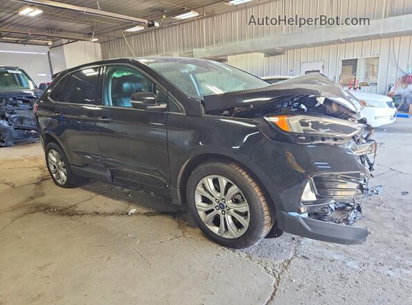 2FMPK4K93NBB04446 2022 FORD EDGE Black წინა მარჯვენა