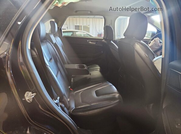 2FMPK4K93NBB04446 2022 FORD EDGE Black უკანა სავარძლების ხედი