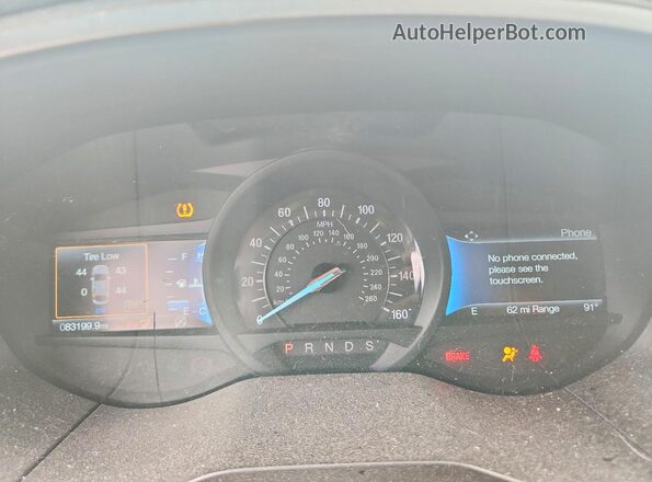 2FMPK4K93PBA45336 2023 FORD EDGE Silver Widok zestawu wskaźników