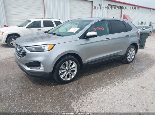 2FMPK4K93RBA88626 2024 FORD EDGE Silver წინა მარცხენა ხედი სამი მეოთხედიდან