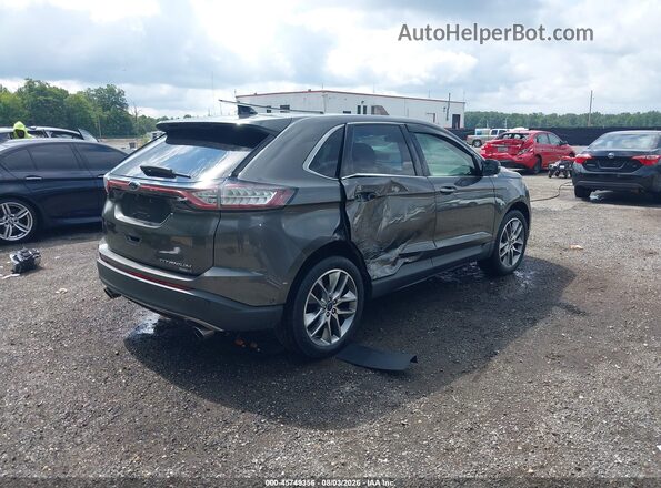 2FMPK4K94HBB40411 2017 FORD EDGE Gray Հետևի աջ