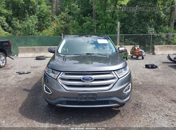 2FMPK4K94HBB40411 2017 FORD EDGE Gray Սարքավորումների վահանակի տեսք