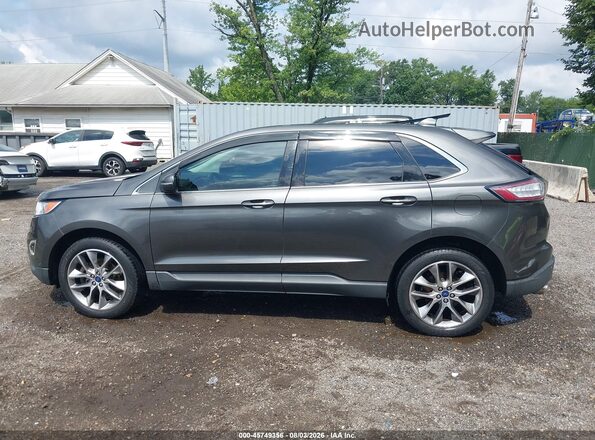 2FMPK4K94HBB40411 2017 FORD EDGE Gray Սալոնի 360 աստիճան տեսք