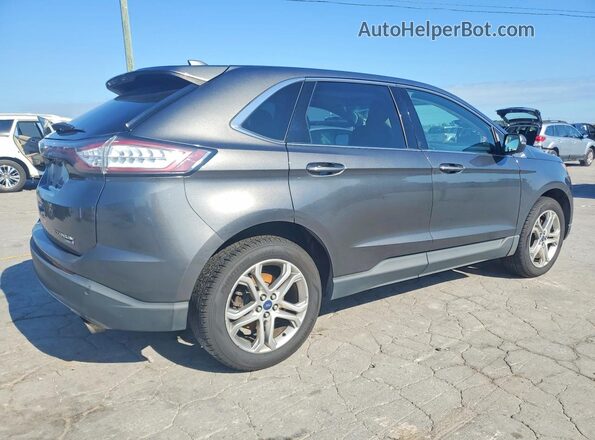 2FMPK4K94HBB59458 2017 FORD EDGE Charcoal Trasero derecho