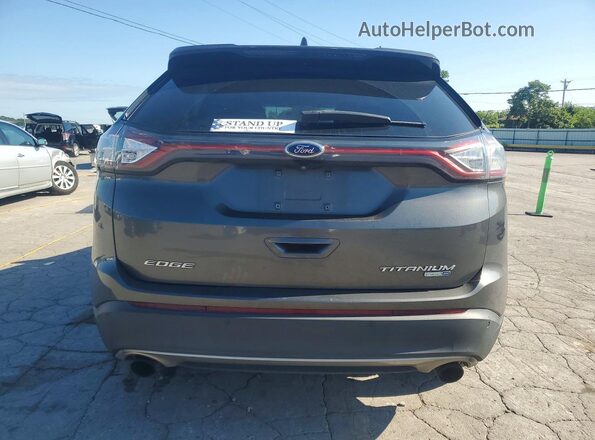 2FMPK4K94HBB59458 2017 FORD EDGE Charcoal Vista trasera