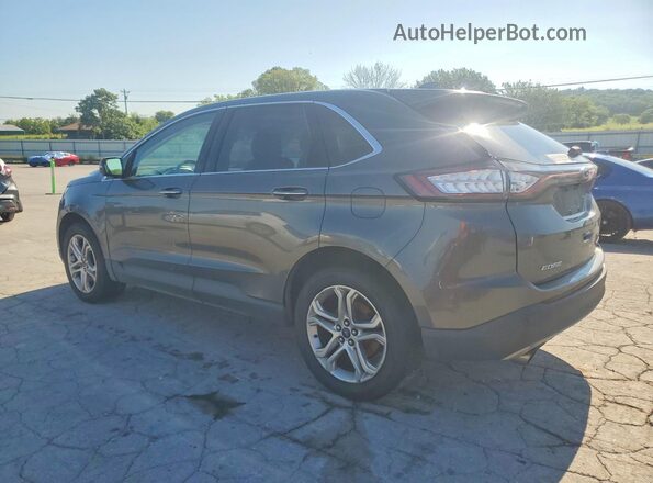 2FMPK4K94HBB59458 2017 FORD EDGE Charcoal Trasero izquierdo