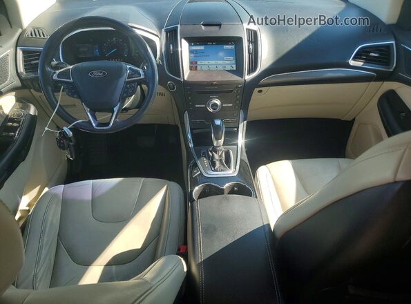 2FMPK4K94HBB59458 2017 FORD EDGE Charcoal Vista del salpicadero