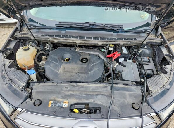 2FMPK4K94JBB80526 2018 FORD EDGE Black Engine compartment view