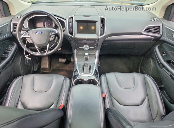 2FMPK4K94JBB80526 2018 FORD EDGE Black Dashboard view