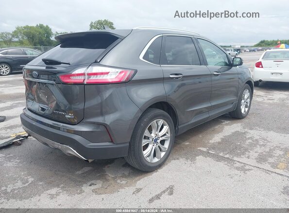 2FMPK4K94KBB01504 2019 FORD EDGE Gray Trasero derecho