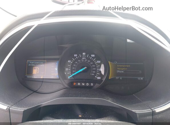 2FMPK4K94KBB01504 2019 FORD EDGE Gray Vista de los asientos traseros