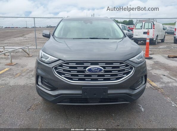 2FMPK4K94KBB01504 2019 FORD EDGE Gray Vista del cuadro de instrumentos