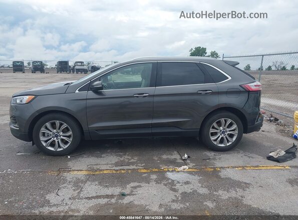 2FMPK4K94KBB01504 2019 FORD EDGE Gray Vista interior de 360 grados