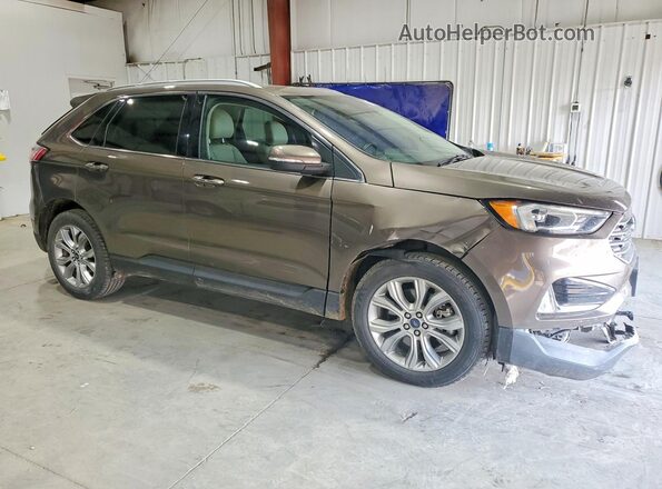2FMPK4K94KBC21044 2019 FORD EDGE Gray წინა მარჯვენა