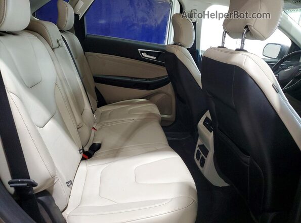2FMPK4K94KBC21044 2019 FORD EDGE Gray უკანა სალონის ხედი