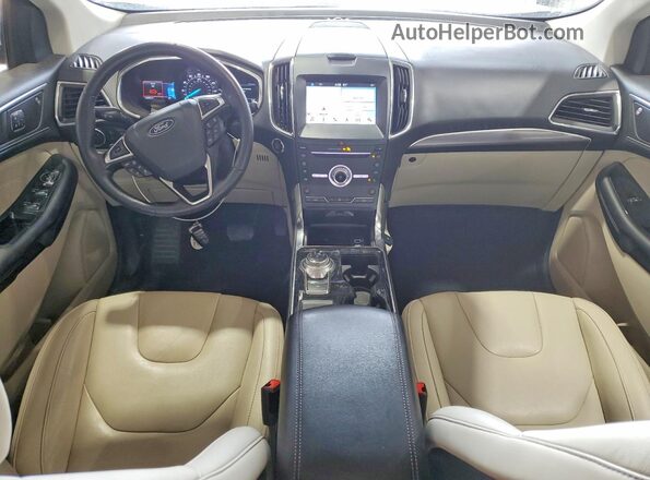 2FMPK4K94KBC21044 2019 FORD EDGE Gray წინა პანელის ხედი