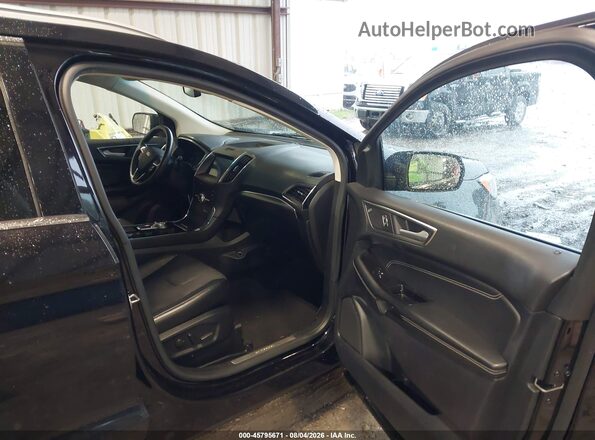 2FMPK4K94LBA81658 2020 FORD EDGE Black Vista interior delantera
