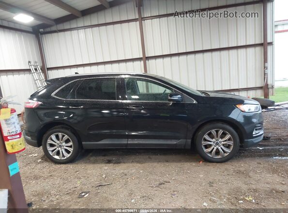 2FMPK4K94LBA81658 2020 FORD EDGE Black Vista interior trasera