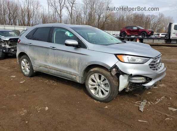 2FMPK4K94LBA99156 2020 FORD EDGE Silver Przód prawy