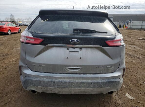 2FMPK4K94LBA99156 2020 FORD EDGE Silver Widok z tyłu