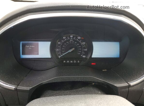 2FMPK4K94LBA99156 2020 FORD EDGE Silver Widok zestawu wskaźników