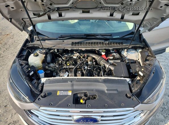 2FMPK4K94NBA55595 2022 FORD EDGE Silver Vista del compartimento del motor