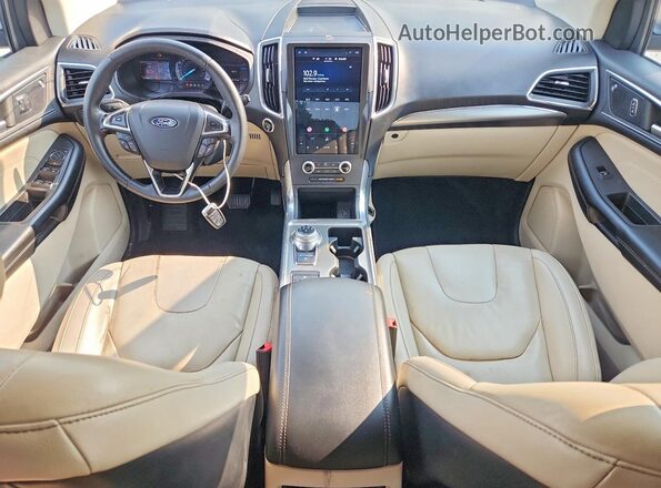 2FMPK4K94NBA55595 2022 FORD EDGE Silver Vista del salpicadero