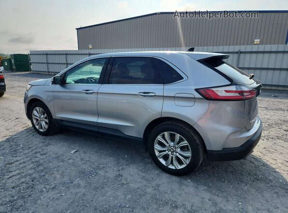 2FMPK4K94NBA55595 2022 FORD EDGE Silver Trasero izquierdo