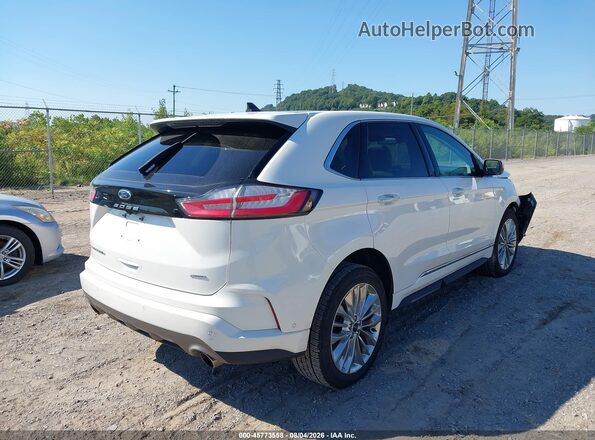 2FMPK4K94NBA85549 2022 FORD EDGE White Trasero derecho