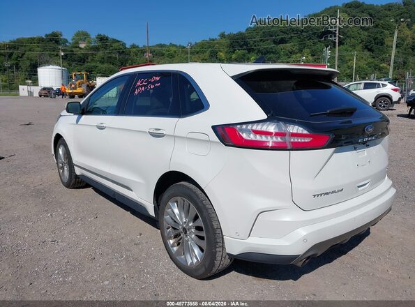 2FMPK4K94NBA85549 2022 FORD EDGE White Trasero izquierdo