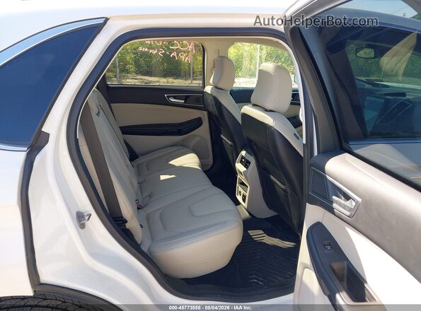 2FMPK4K94NBA85549 2022 FORD EDGE White Vista de la etiqueta del VIN
