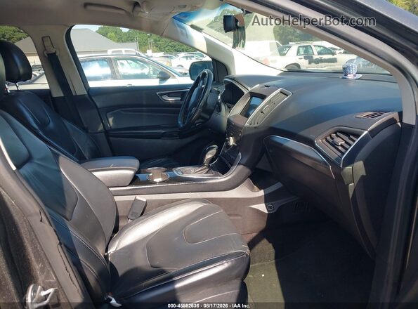 2FMPK4K95HBB32026 2017 FORD EDGE Gray წინა სალონის ხედი