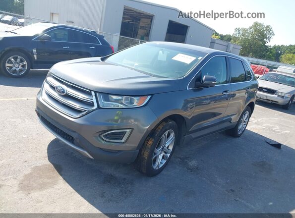 2FMPK4K95HBB32026 2017 FORD EDGE Gray წინა მარცხენა ხედი სამი მეოთხედიდან