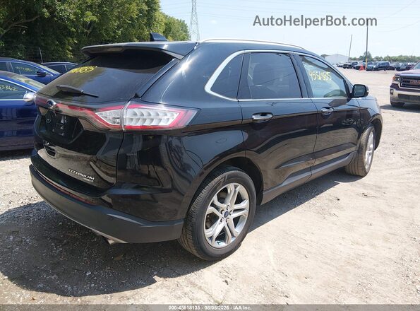 2FMPK4K95HBB76284 2017 FORD EDGE Black Tył prawy